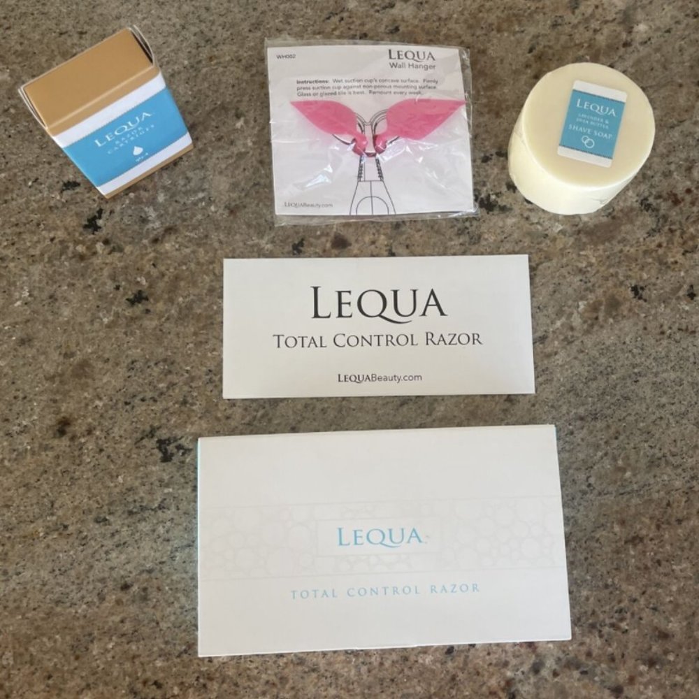 Lequa Razor set ( Razor , 4 blade refill & shave soap ) - Picture 6 of 11